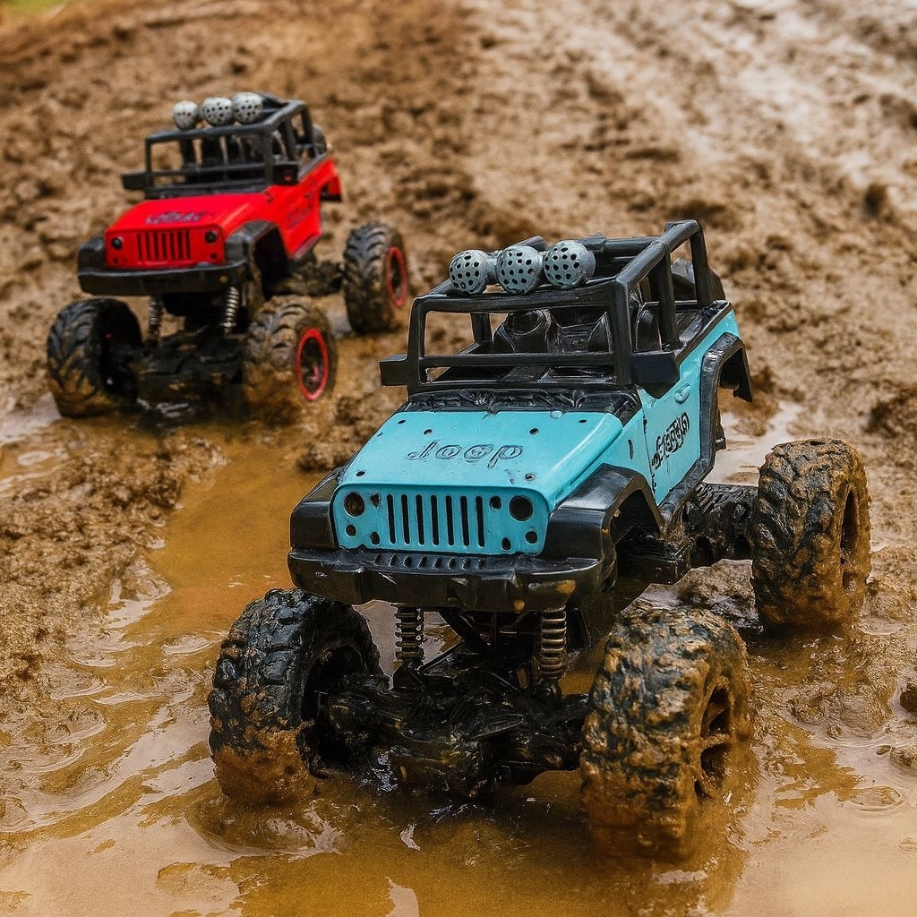 Rc Jeep Offroad Waterproof 1:20 Body besi metal Tahan Air