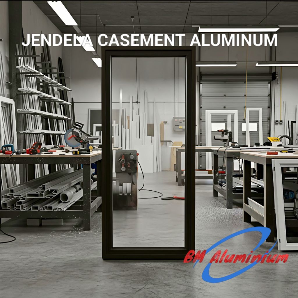 jendela aluminium 50x150 casement