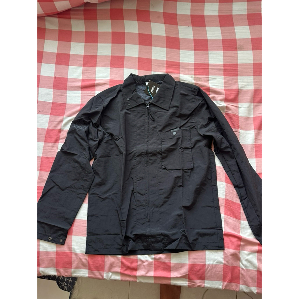 pretty green heaton overshirt black jacket