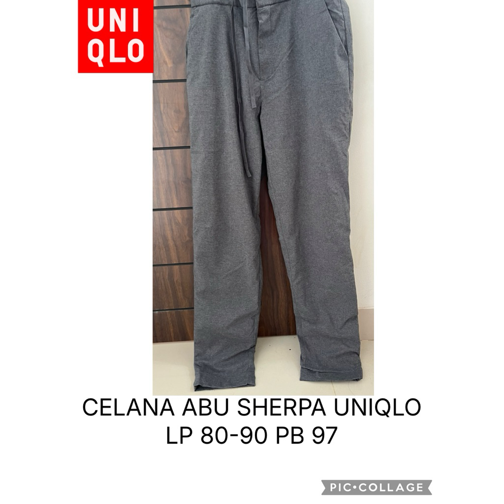 CELANA ABU SHERPA UNIQLO