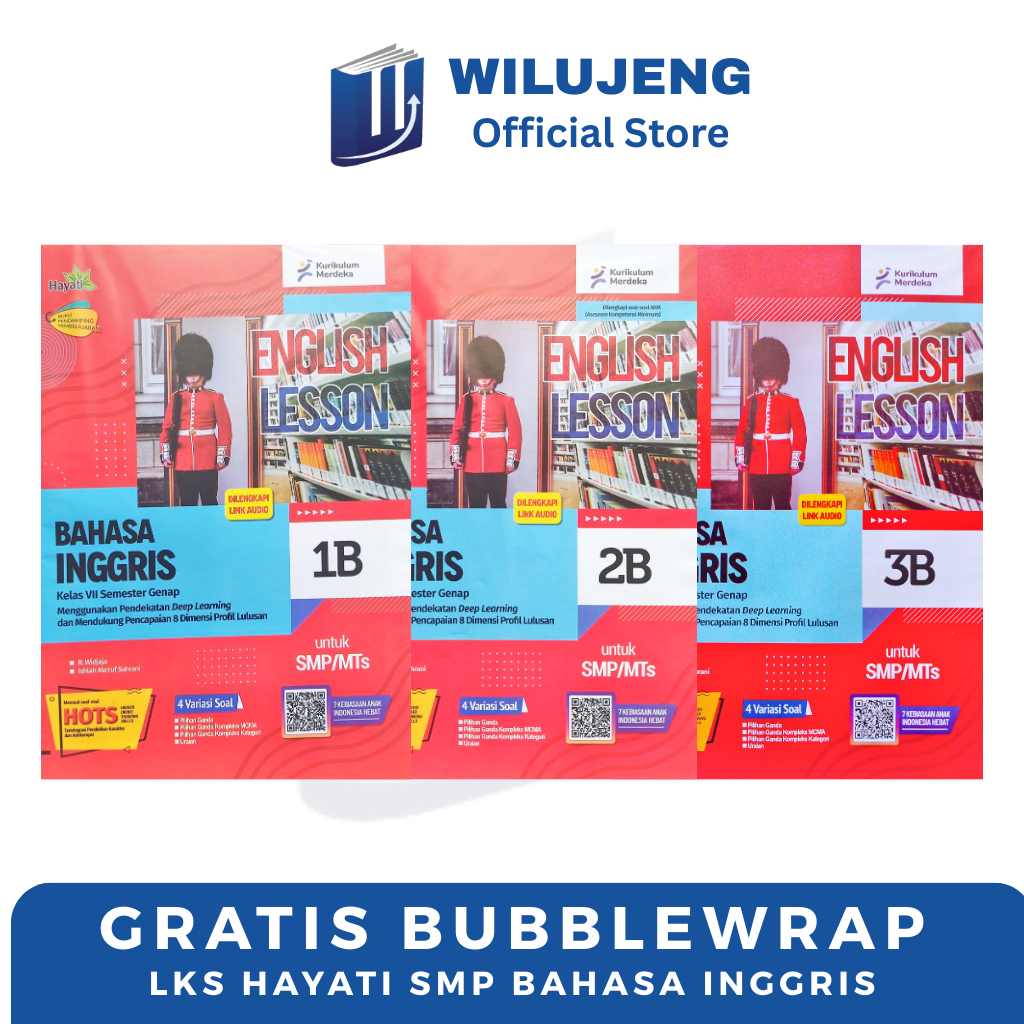 LKS Hayati Bahasa Inggris Kelas 7 8 9 Semester Ganjil & Genap SMP Kurikulum Merdeka