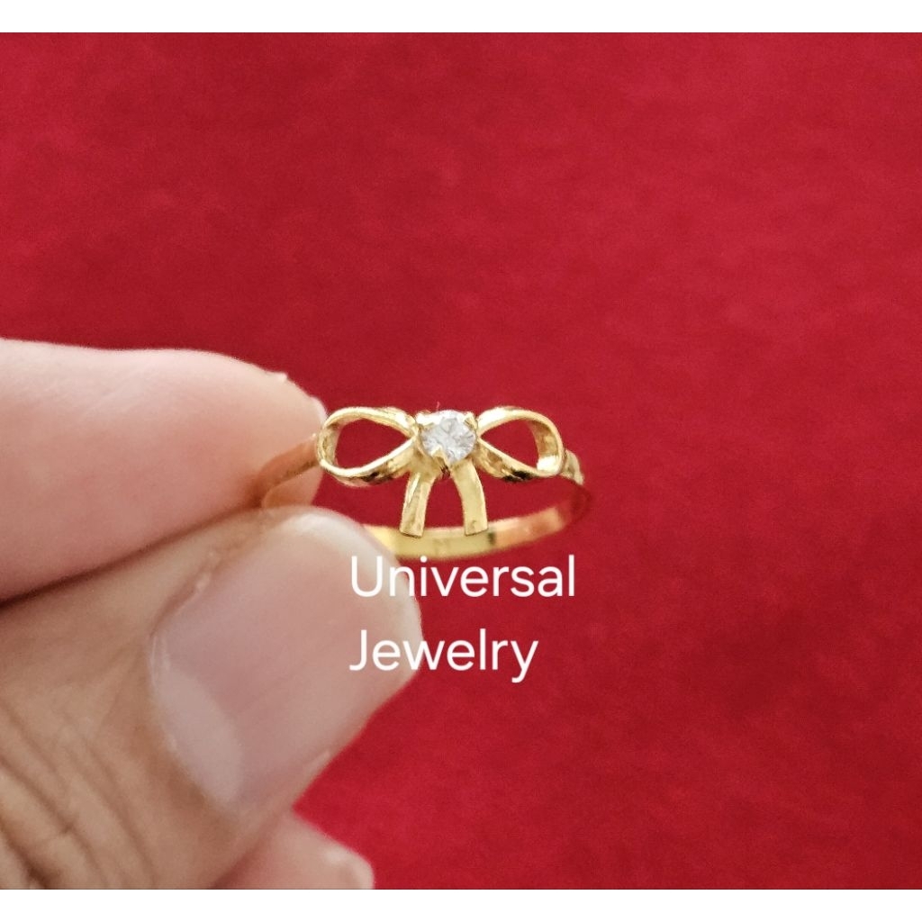 Cincin Dewasa Pita Emas Muda Setengah Gram