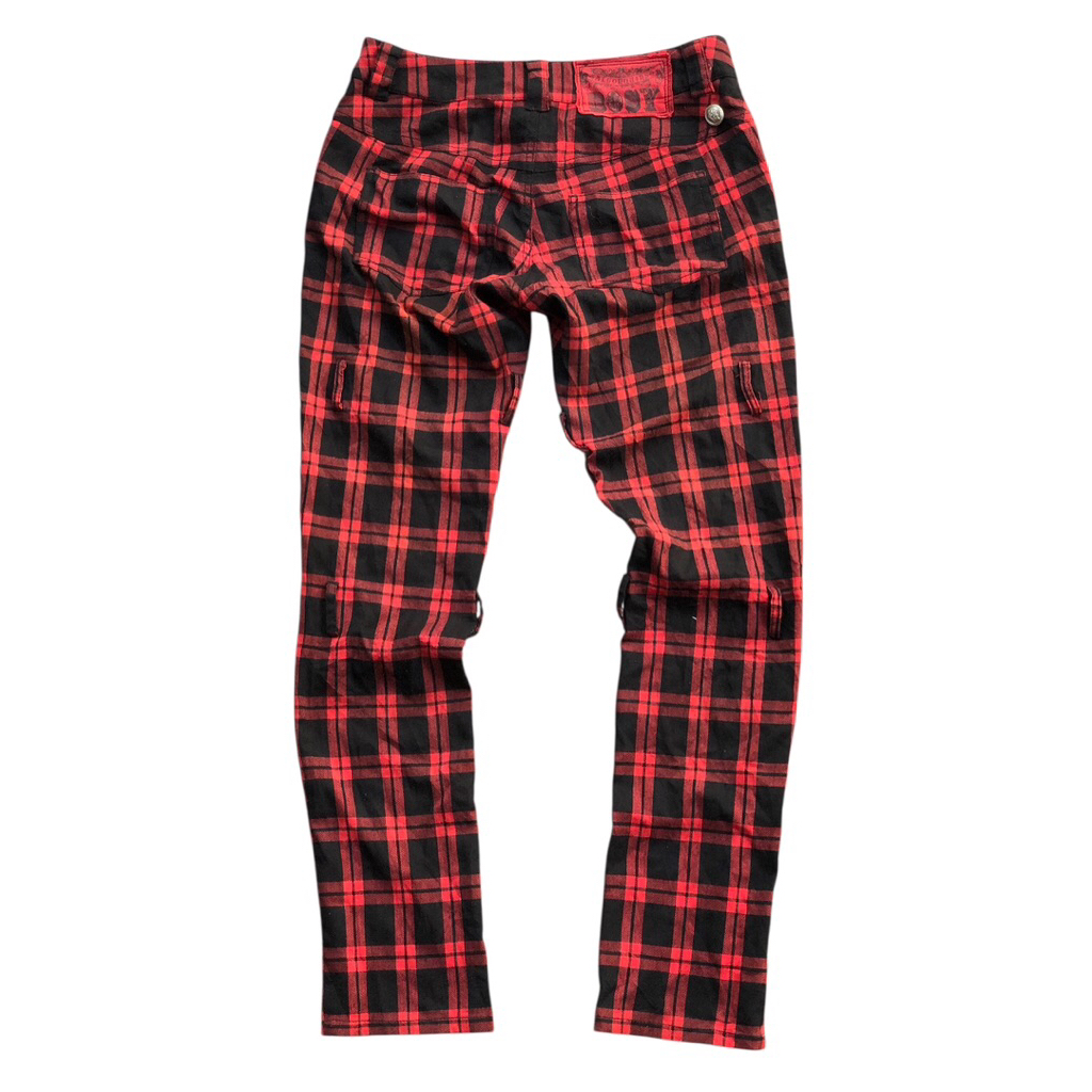 Algonquins japanese pants / algonquins plaid tartan pants