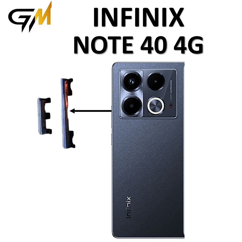 TOMBOL LUAR ON OFF + VOLUME INFINIX NOTE 40 4G / X6853 ORIGINAL