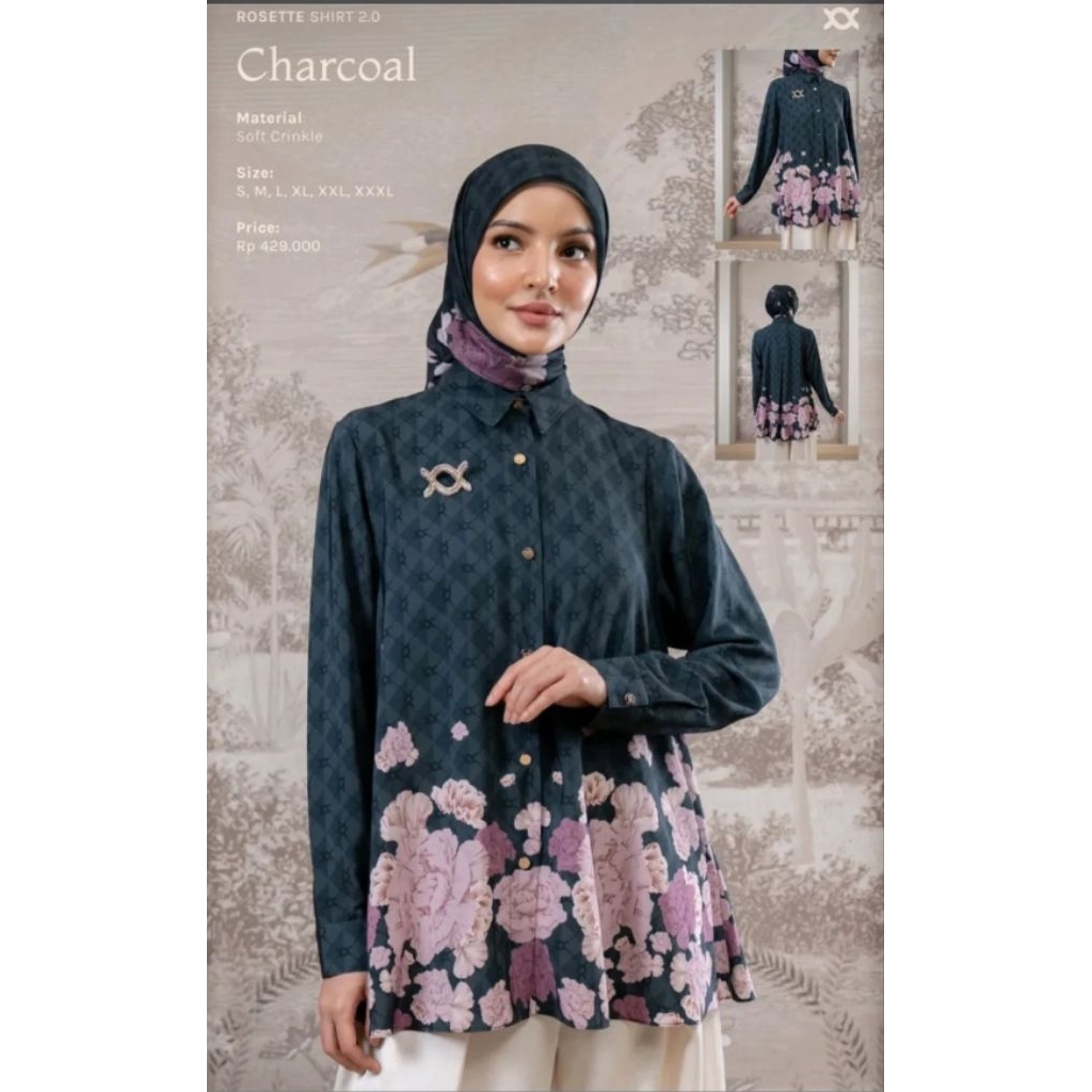 rosette wearing klamby carchoal