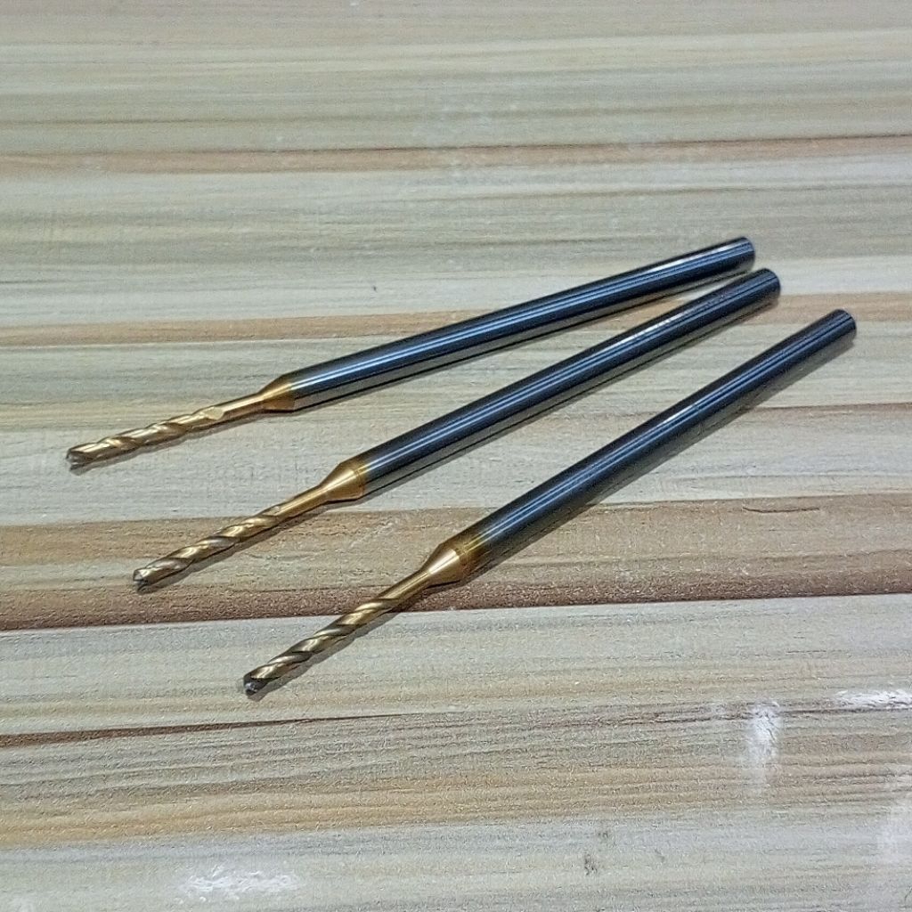 Mata Bor Carbide 2.3mm Untuk Material Keras Tembus Baja Drill 2.3 mm Bekas