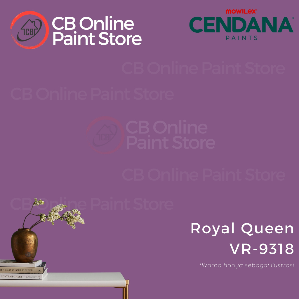 CAT TEMBOK MOWILEX CENDANA - ROYAL QUEEN VR-9318 - GALON