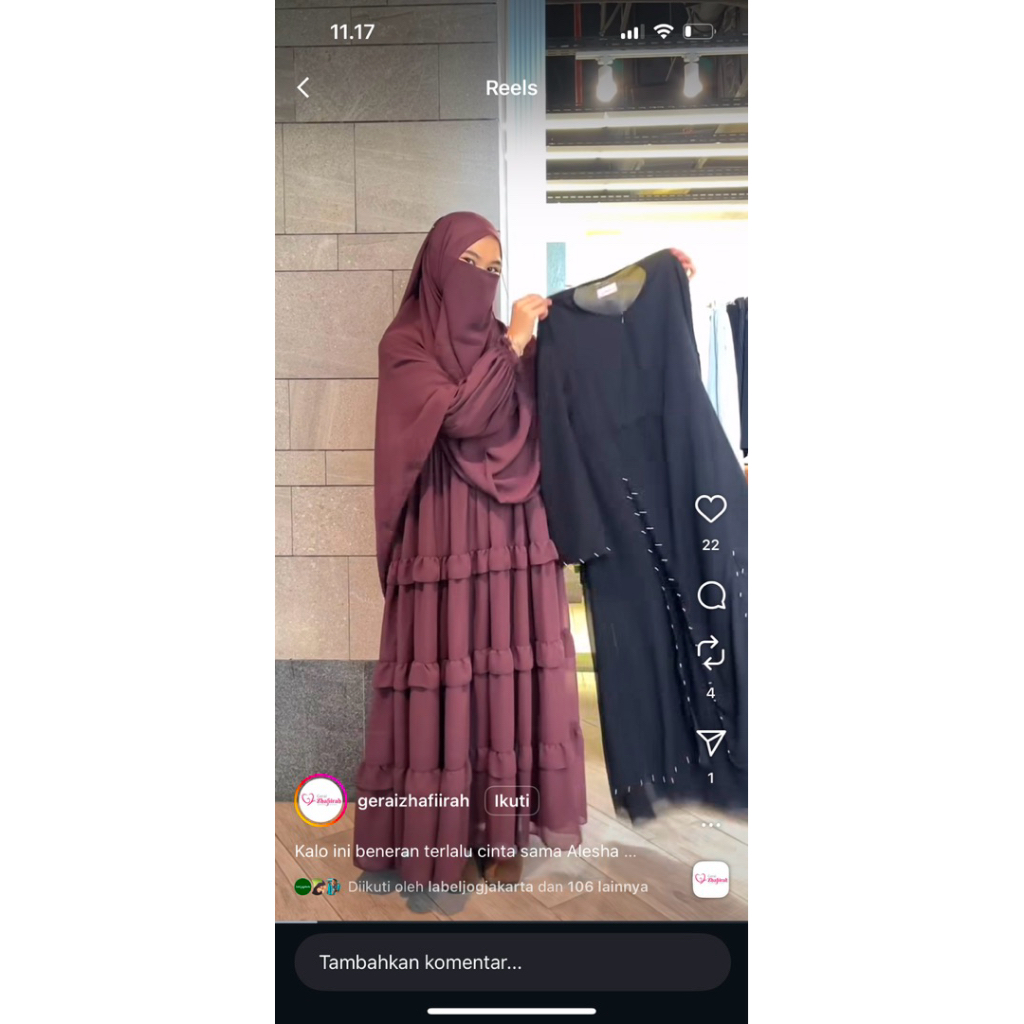 Dullah Gamis self manufactured foto hanya referensi