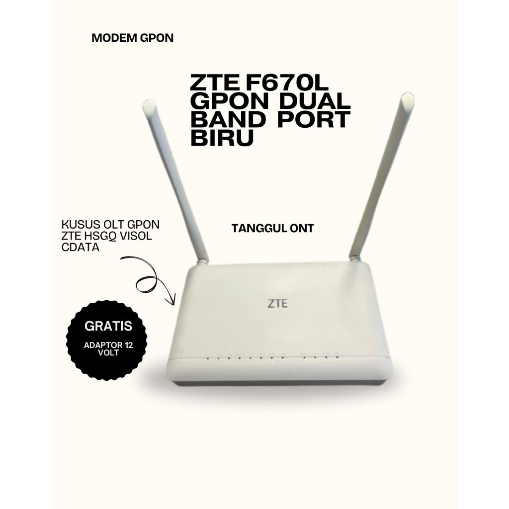 ZTE F670L GPON DUAL BAND