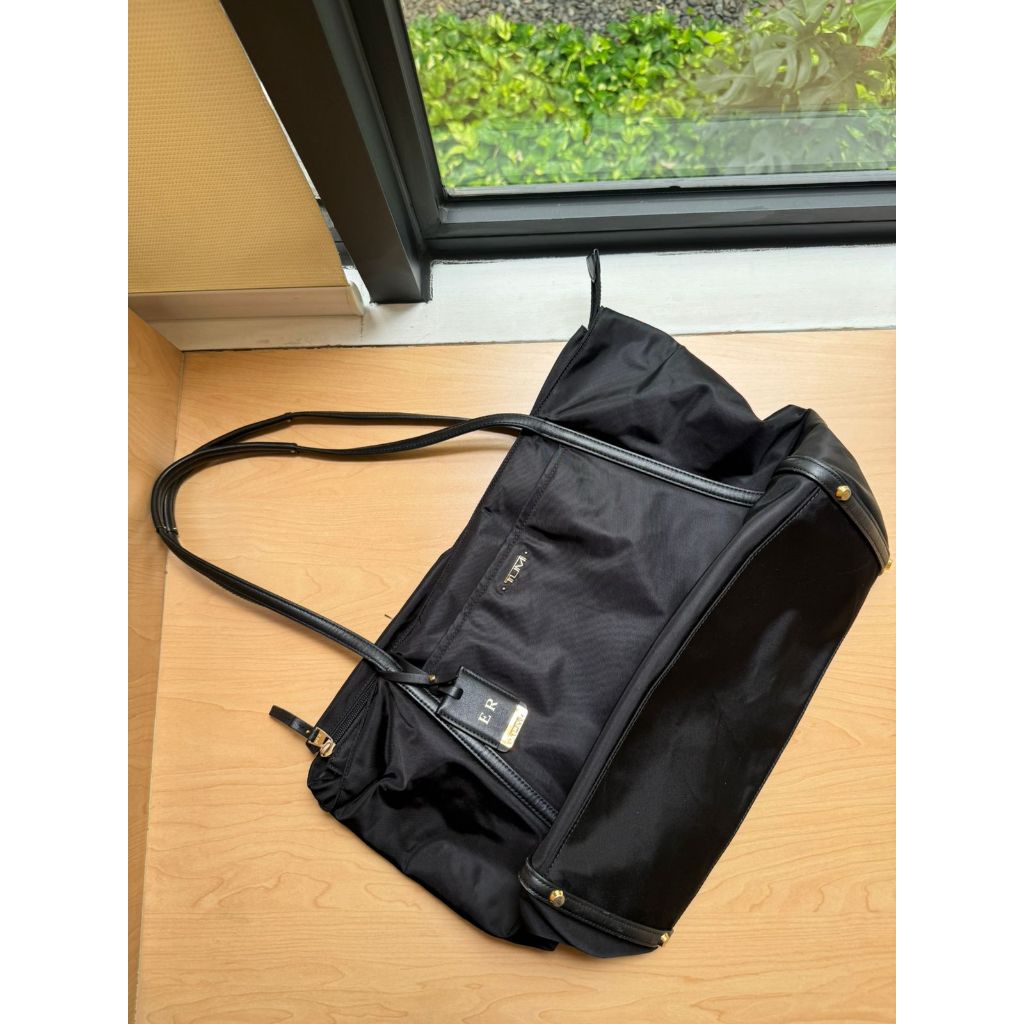 Original Tumi Voyageur Q Tote Bag Black Nylon Tote Bag Tas Wanita