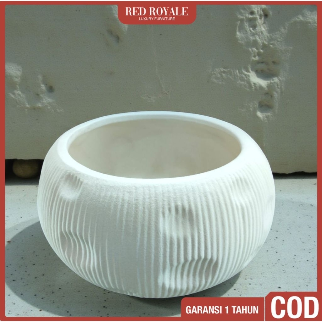 pot bunga jumbo keramik dekorasi taman hiasan rumah