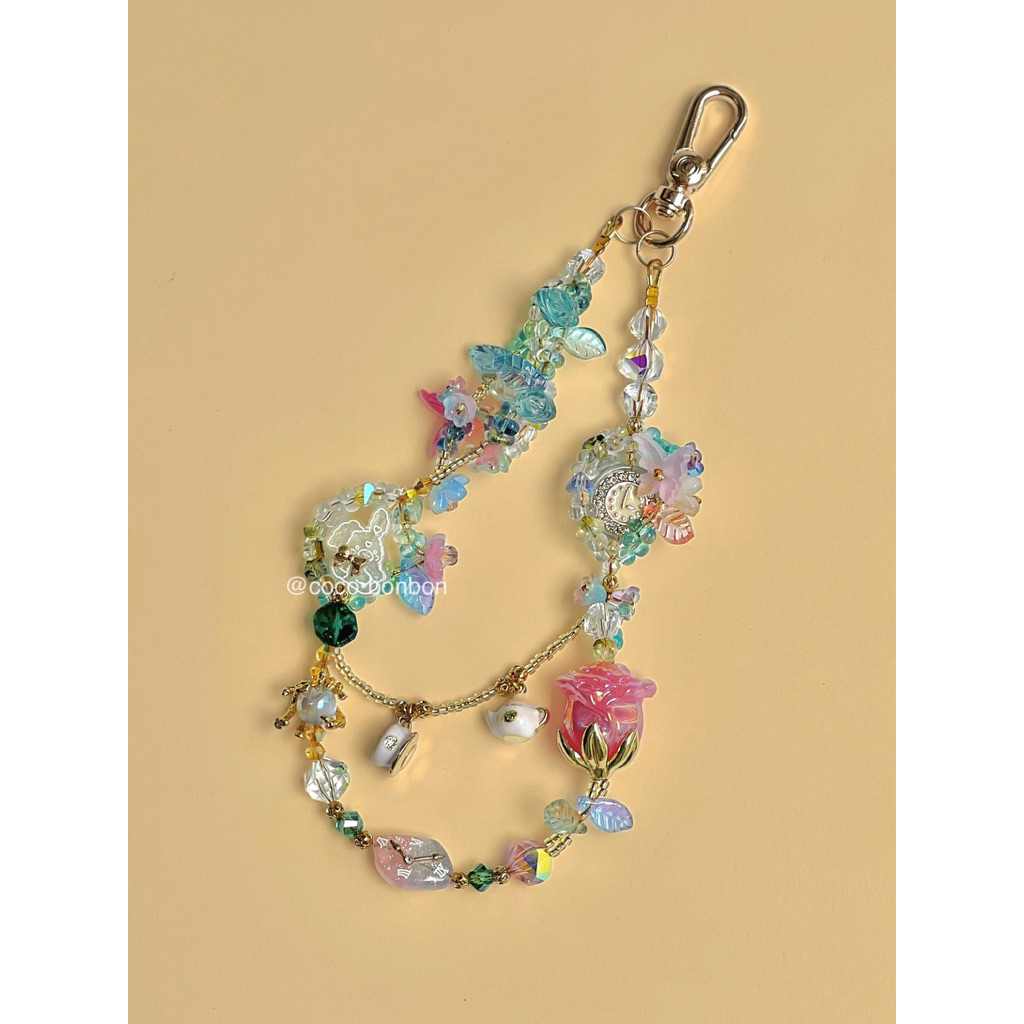 Alice in Wonderland Bag Charm / Alice Tea Party / Alice in Wonderland Phone Strap / Alice in Wonderl