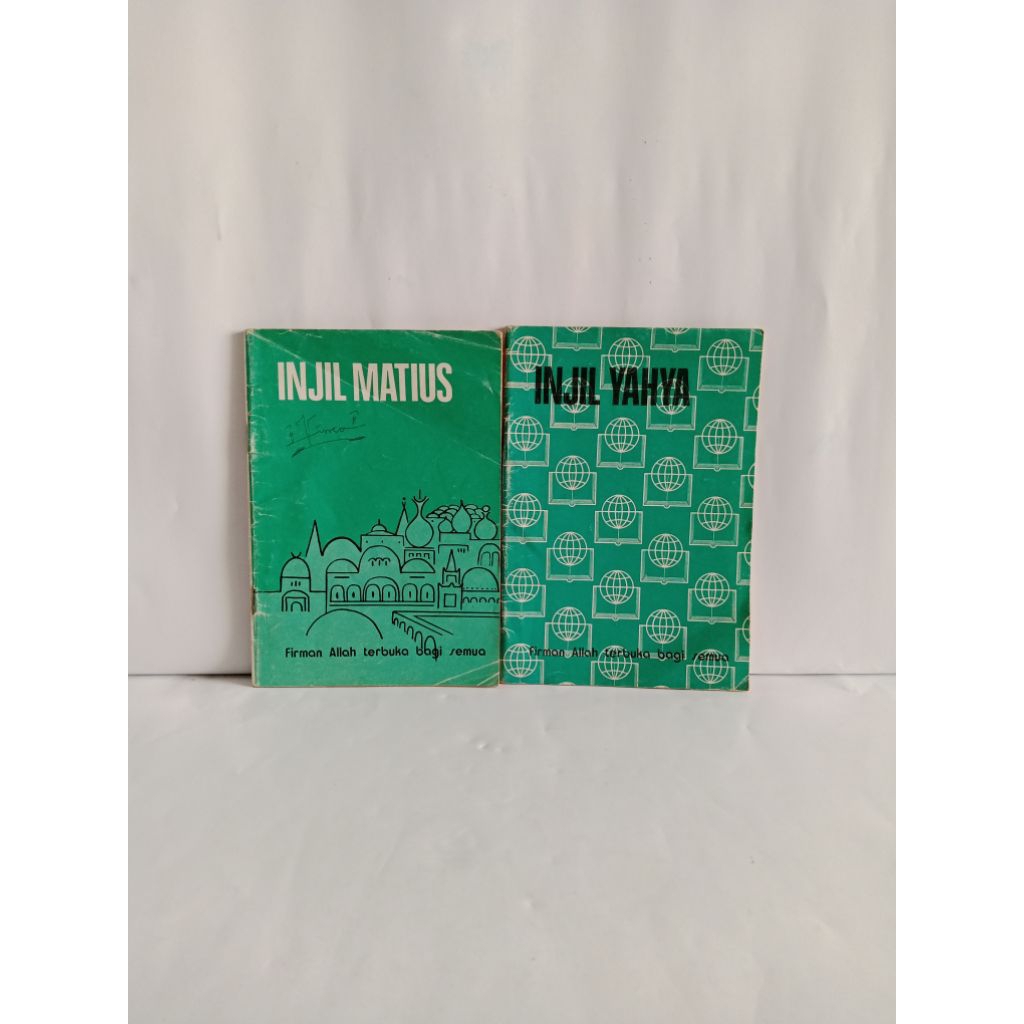 BUKU ORIGINAL INJIL MATIUS DAN INJIL YAHYA