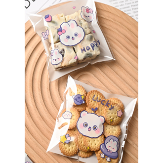 PLASTIK OPP MOTIF 10x10 (BISA UNTUK SNACK & AKSESORIS)