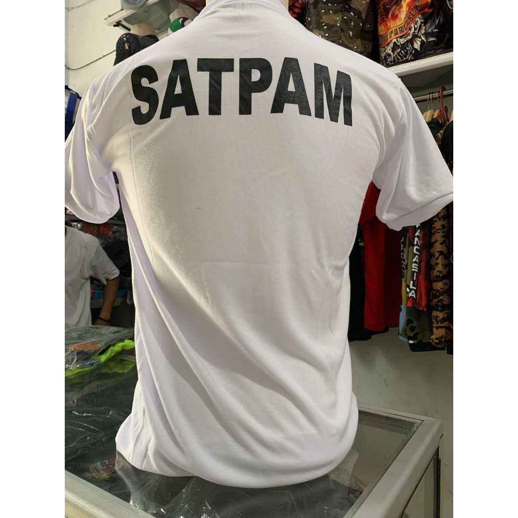 KAOS LENGAN PENDEK SATPAM