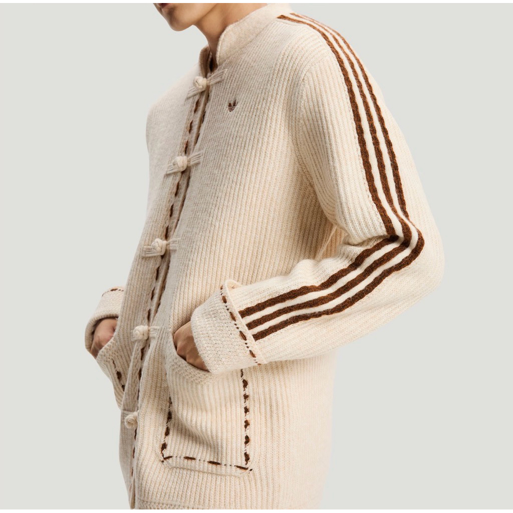 [PRE ORDER] ADIDAS TANG CNY KNIT JACKET CRYSTAL BROWN ADIDAS CHINESE NEW YEAR KNIT JACKET