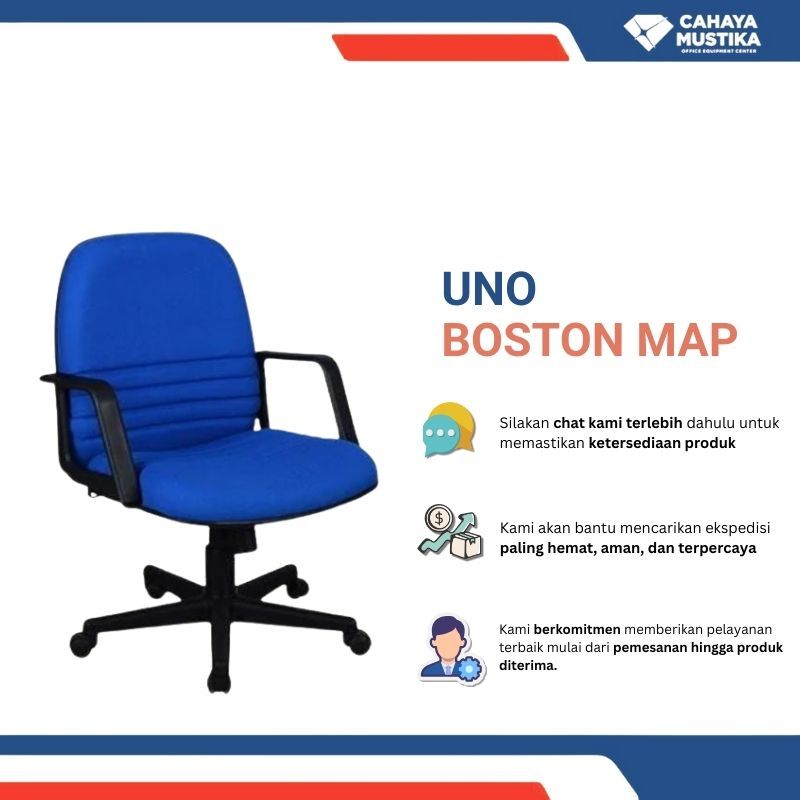 Kursi Kantor Direktur Putar/Kursi Direktur Hidrolik/Kursi Direktur Minimalis Malang UNO Boston MAP