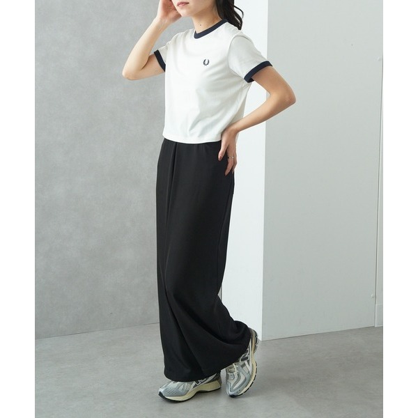 Fred Perry Women Cropped Ringer T-Shirt (G9163-129) Original