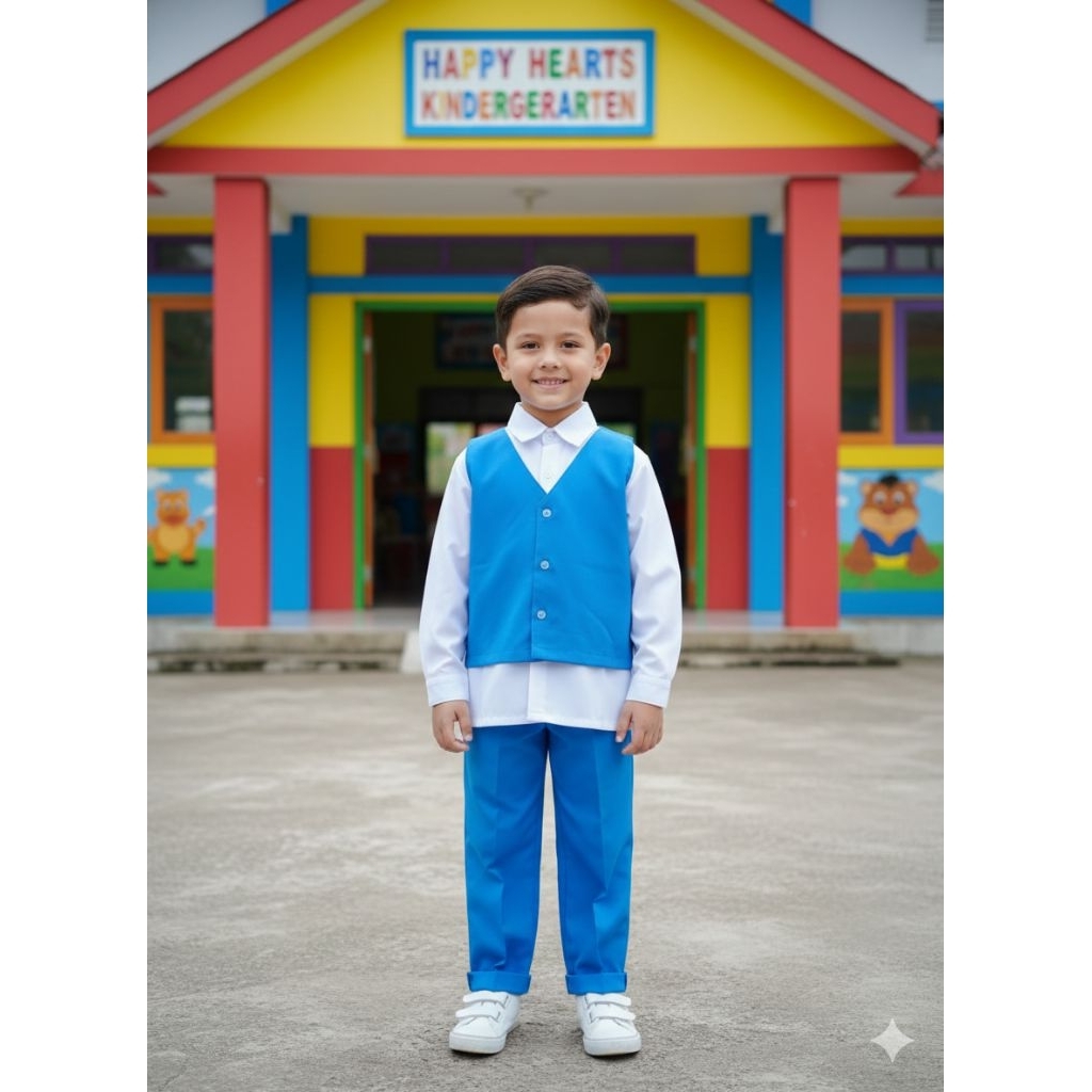 SERAGAM TK MUSLIM ANAK LAKI-LAKI DAN PEREMPUAN