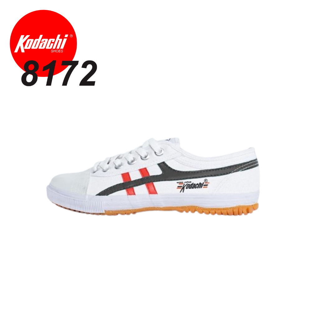 Sepatu Kodachi 8172 PHM Kodachi Shoes 8172 Putih Hitam Merah 8172 White Red Black GROSIR