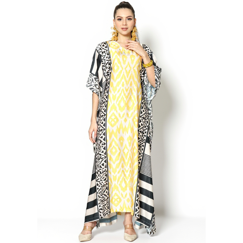 Kanzi Collection Exclusive Short Sleeve Kaftan