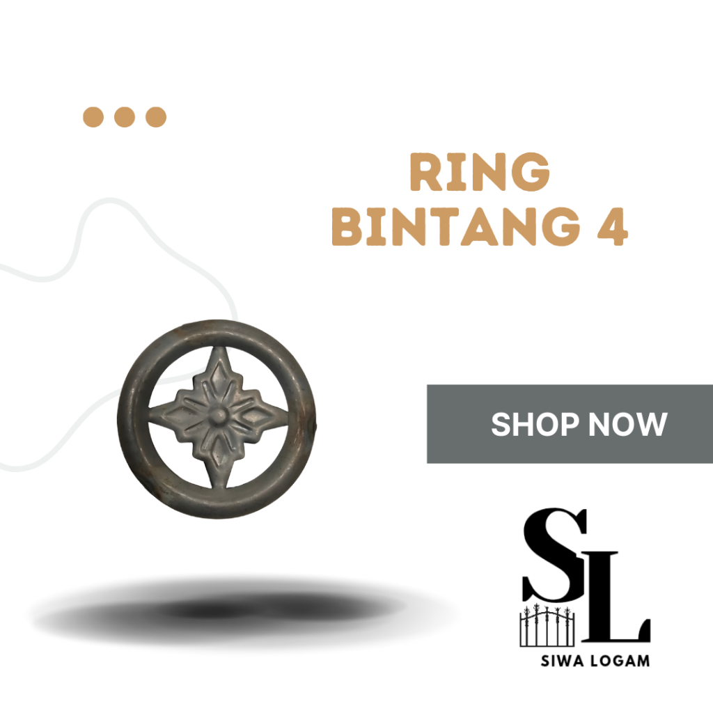 ornamen pagar besi Ring Bintang 4