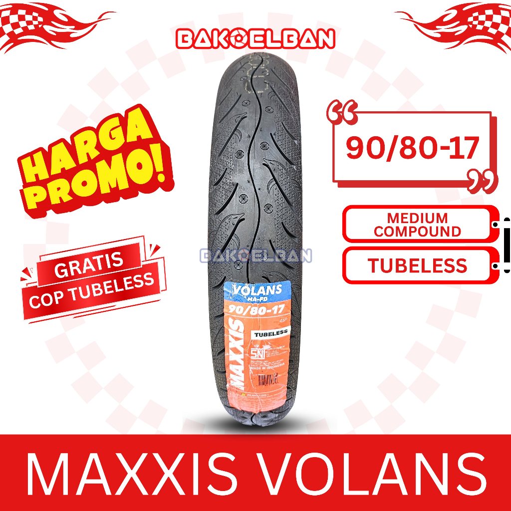 BAN MOTOR MAXXIS VOLANS 90/80-17