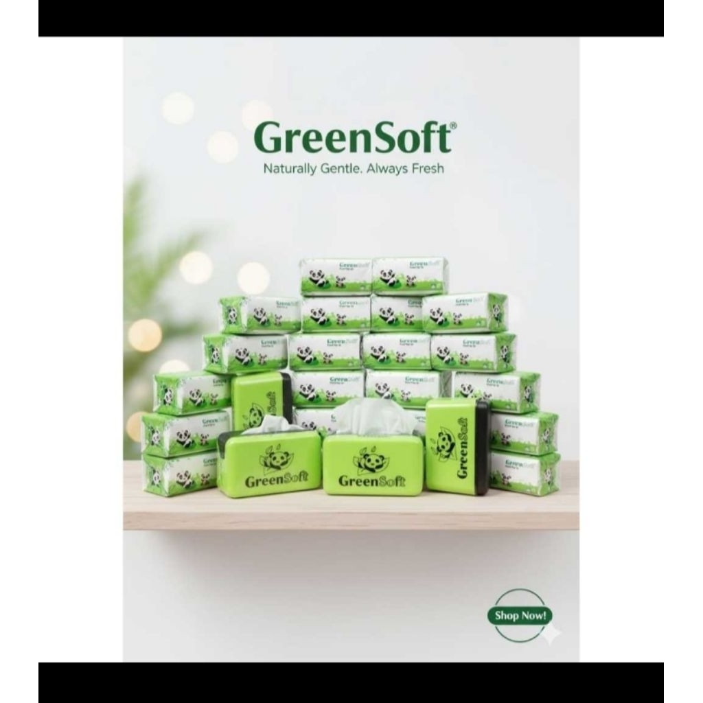 GreenSoft Tissue Pop up non Container PROMOOOO