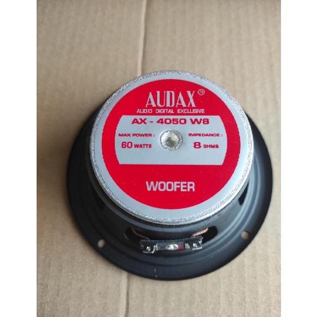 SPEAKER AUDAX 4 inch AX 4050 W8 / AX4050 W8 WOOFER 4" 60 WATT 8OHM
