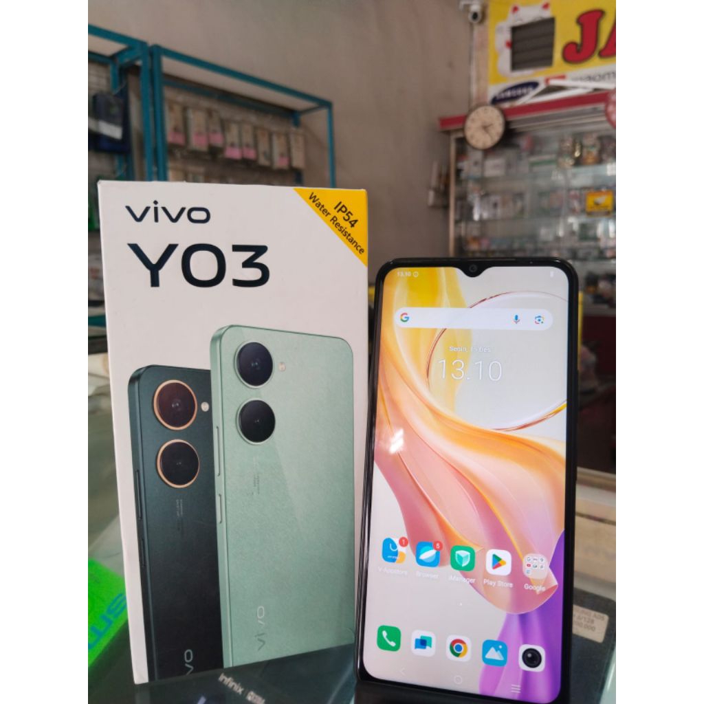 HP SECOND MURAH BERGARANSI VIVO Y03 RAM 4+4/64 KOTAK