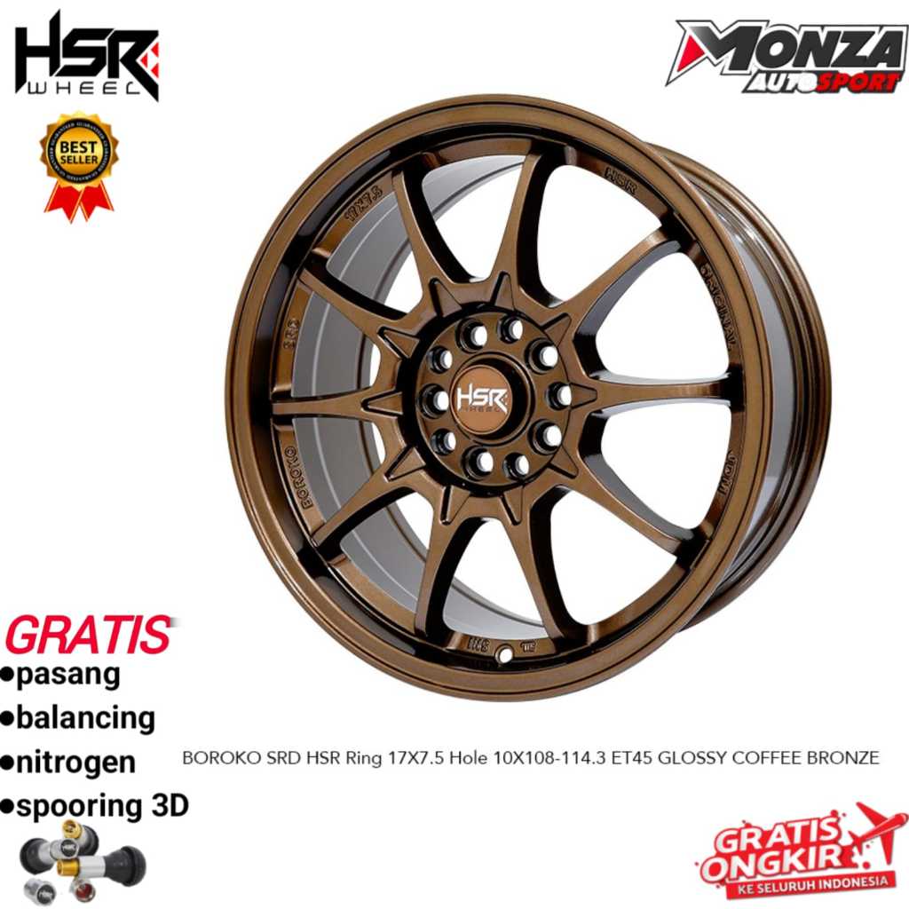 Velg Ce28 Ring 18 untuk mobil Cherry J6, Peugeot, Innova, Xpander, Camry Dll HSR Boroko Srd