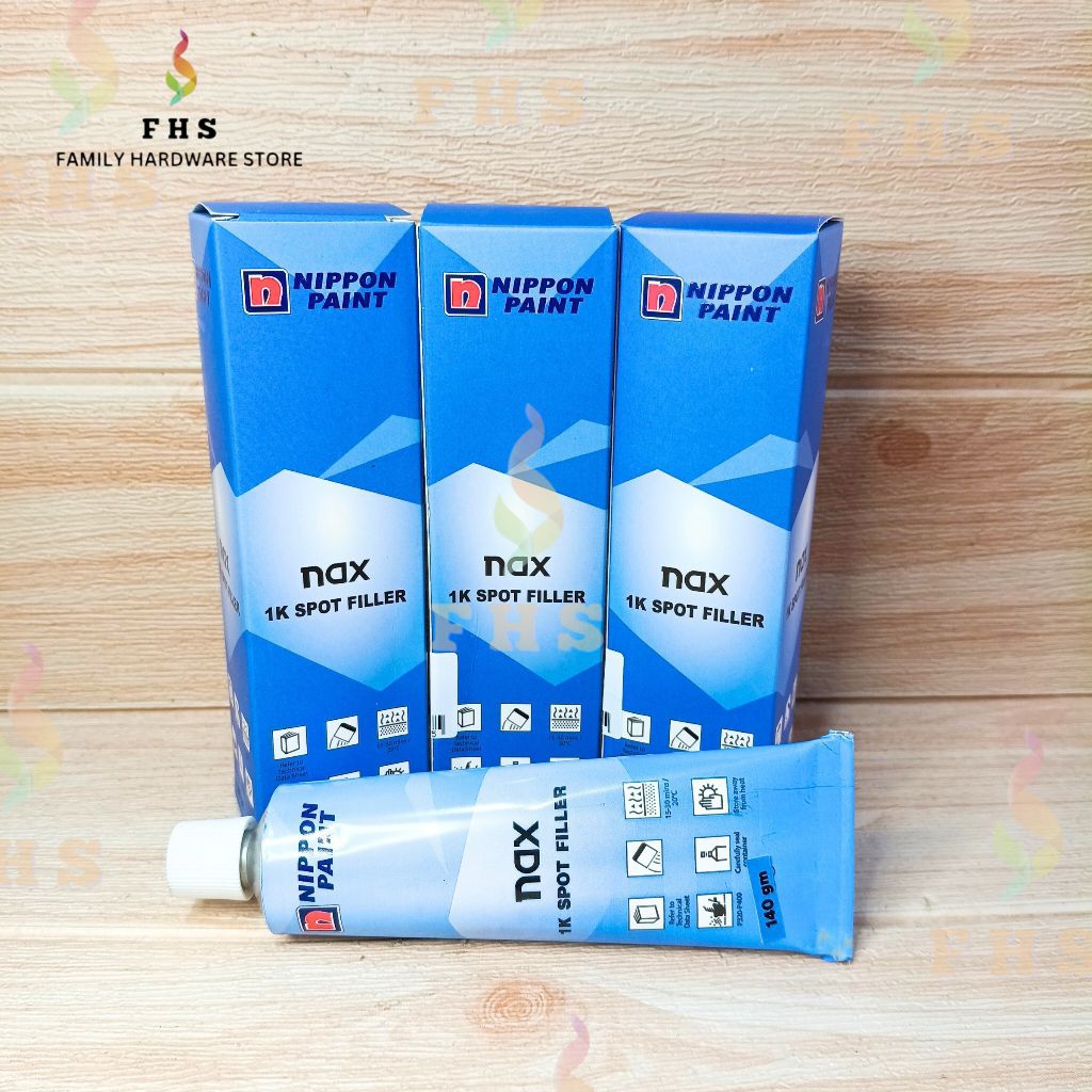 Dempul Besi Mobil Kereta Nippon N Max Nax Dempul Halus 140 G