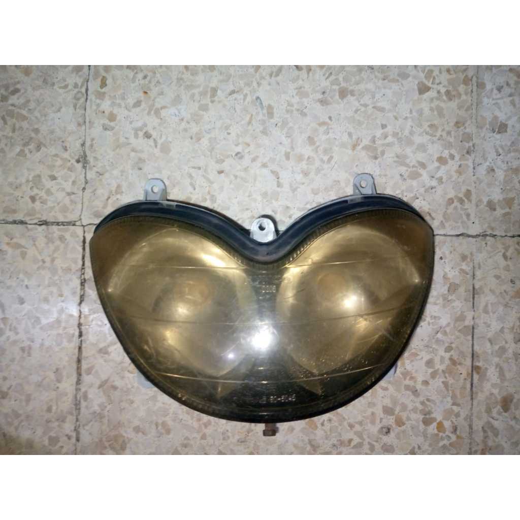Reflektor Lampu Depan Kymco Metica ( mika kuning ) Ori Copotan