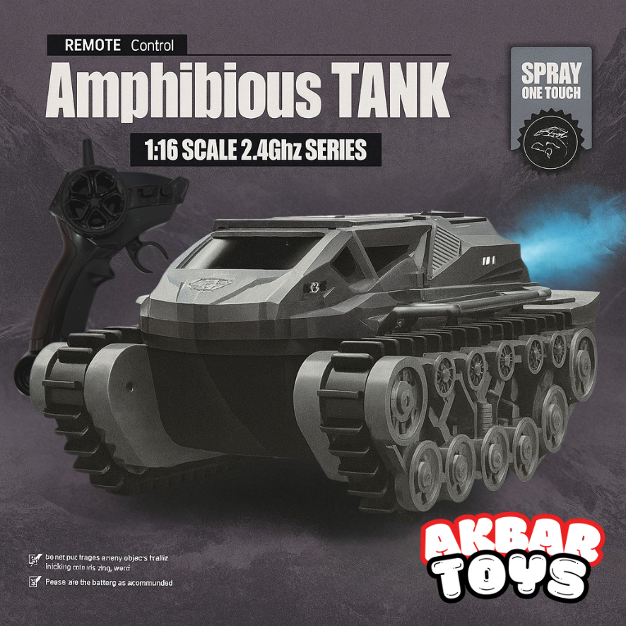 Tank RC Tank Amfibi Remote Control Tank Amphibious Semi Propo