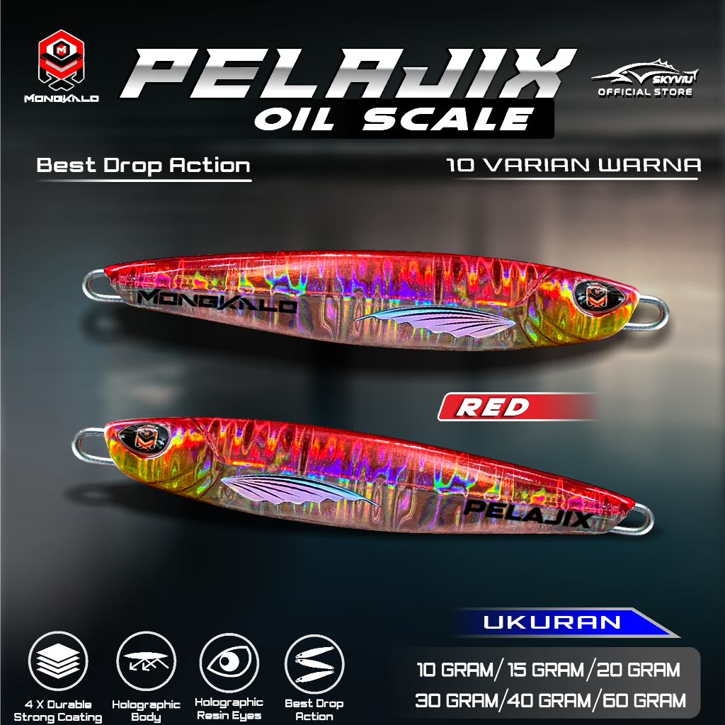Mongkalo Pelajix Minyak noGID noMotif Candy 20 Merah