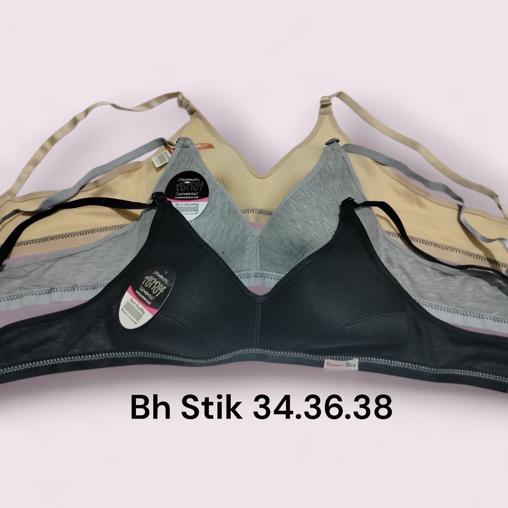 ( ISI 3-6 PCS ) BH BRA REMAJA DEWASA BRA TANPA KAWAT TANPA BUSA UKURAN 34 - 42