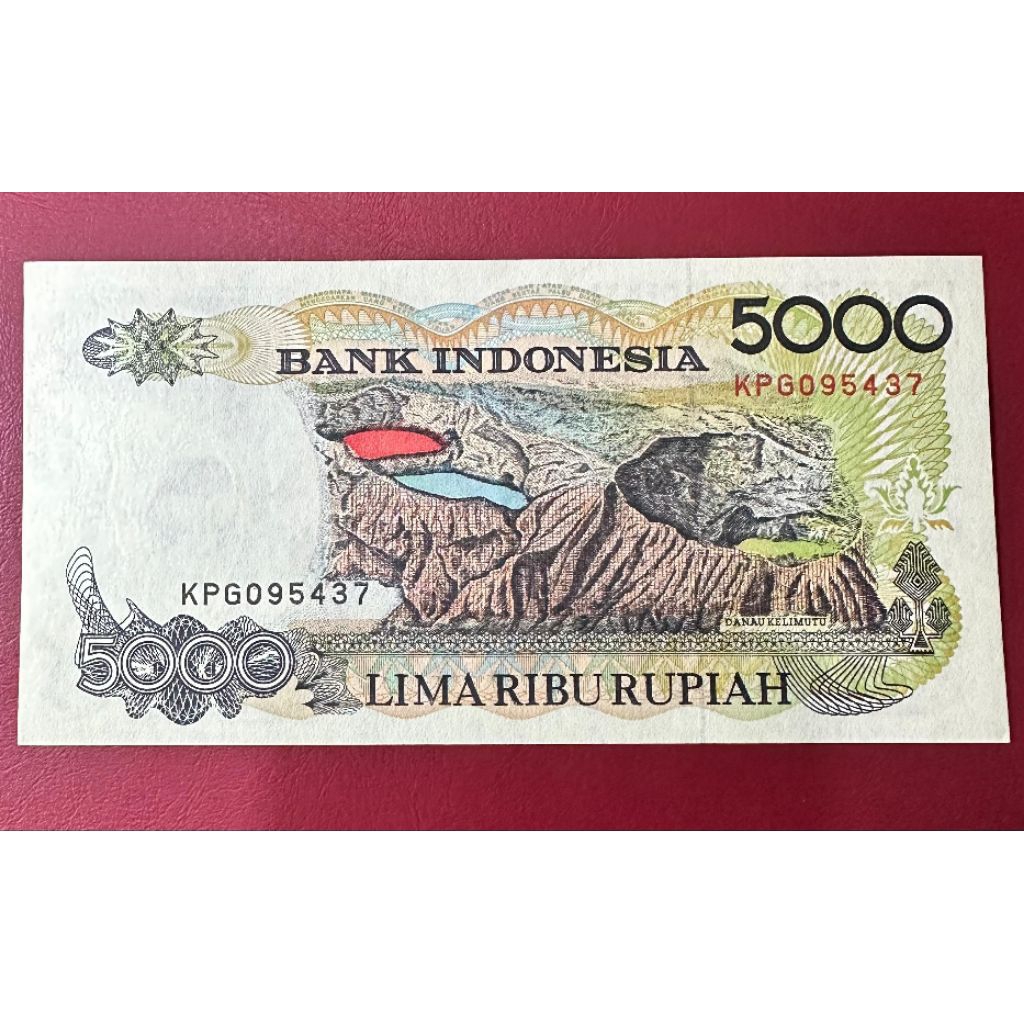 Uang kuno 5000 rupiah Sasando Rote tahun 1992 UNC