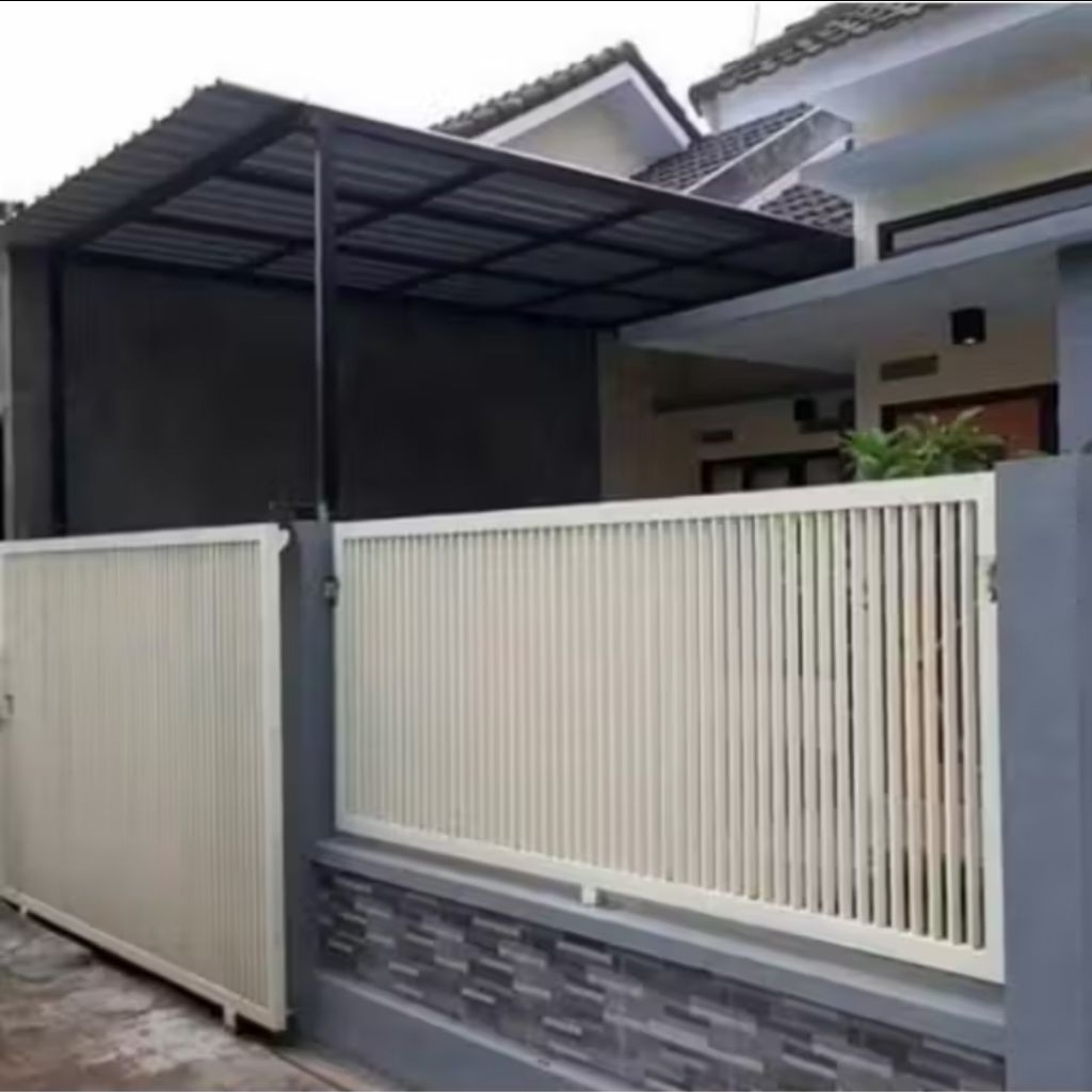 Pagar Gerbang Minimalis, Pager Rumah, Pagar Besi, Gerbang Besi, Pager Stainless, Pagar Minimalis Woo