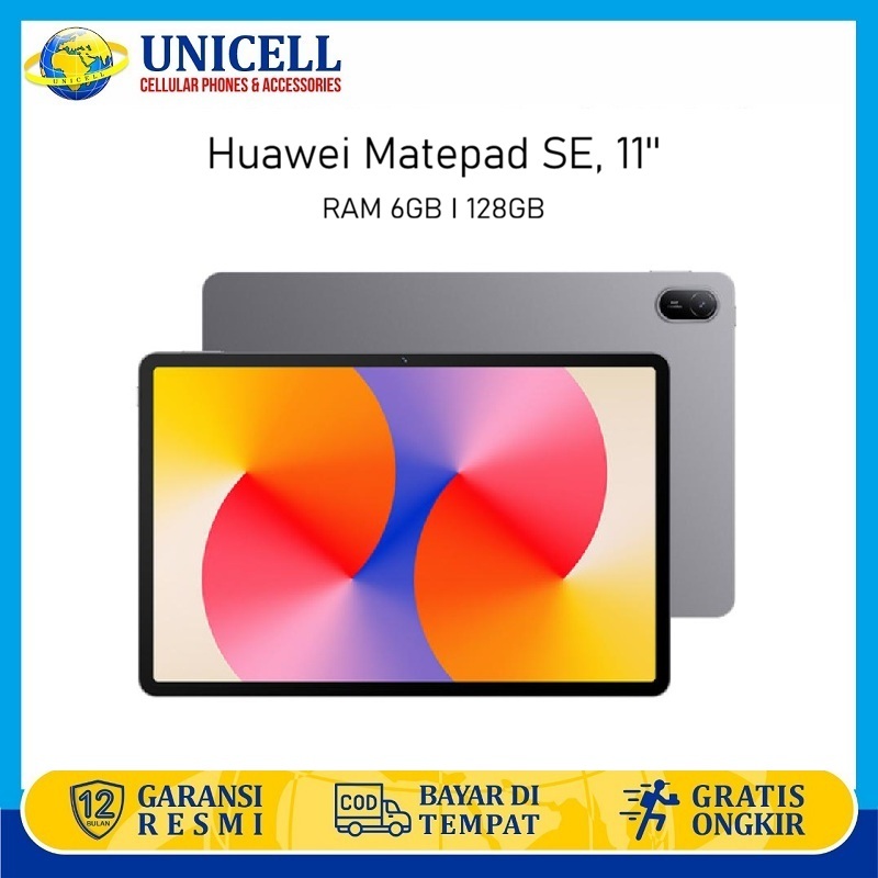 HUAWEI MatePad SE 11" Wifi Only RAM 6GB/128GB 2K Eye Comfort Display Baterai 7700mAh Garansi Resmi