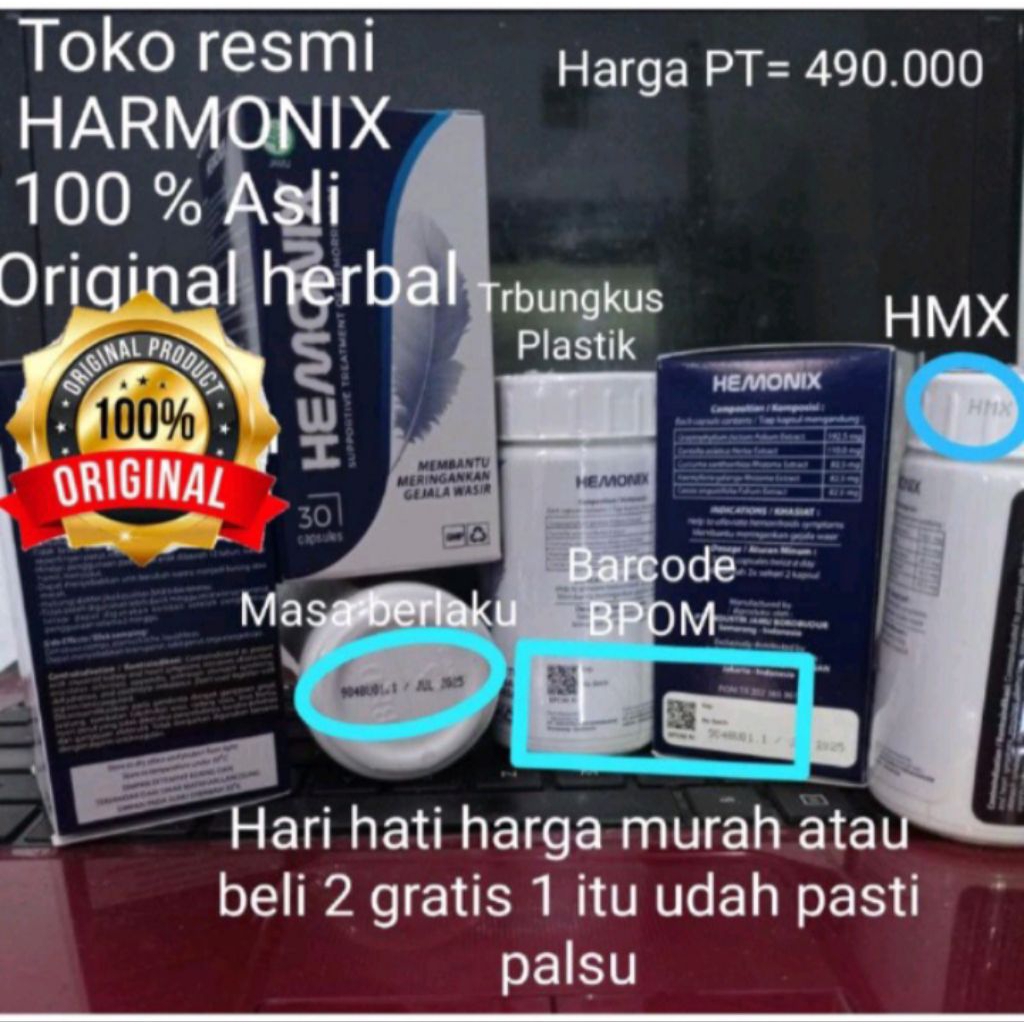 Hemonix Herbal Wasir Original Hemonix Obat Wasir & Ambeien Asli Original Ampuh 100%