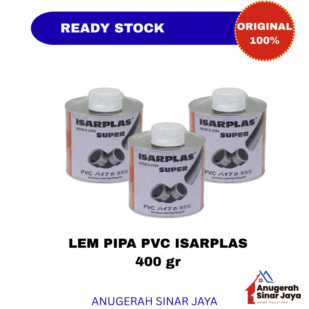 Lem Isarplas Kaleng 400gr / Lem Isarplas PVC Kaleng 400gr