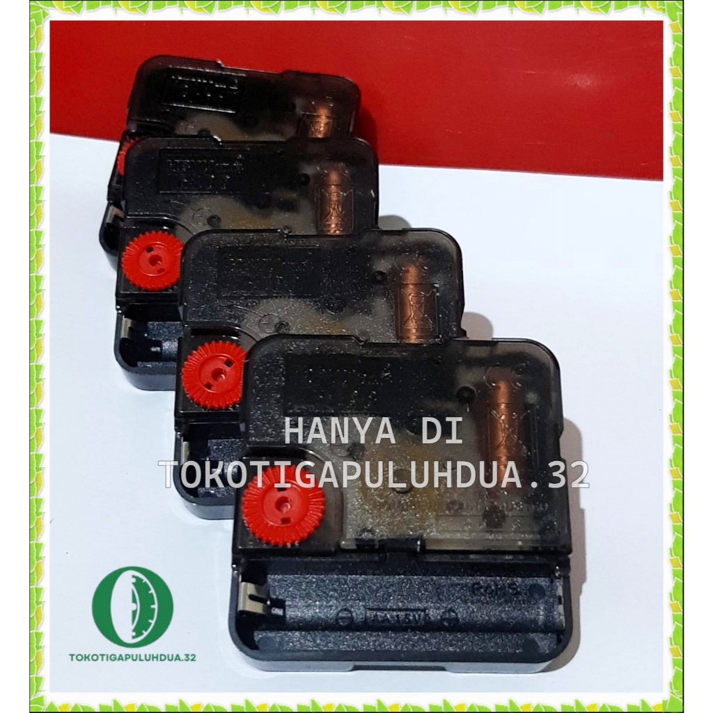 Toko32 Mesin Jam Dinding HEYU6188 SWEEP Halus ORI