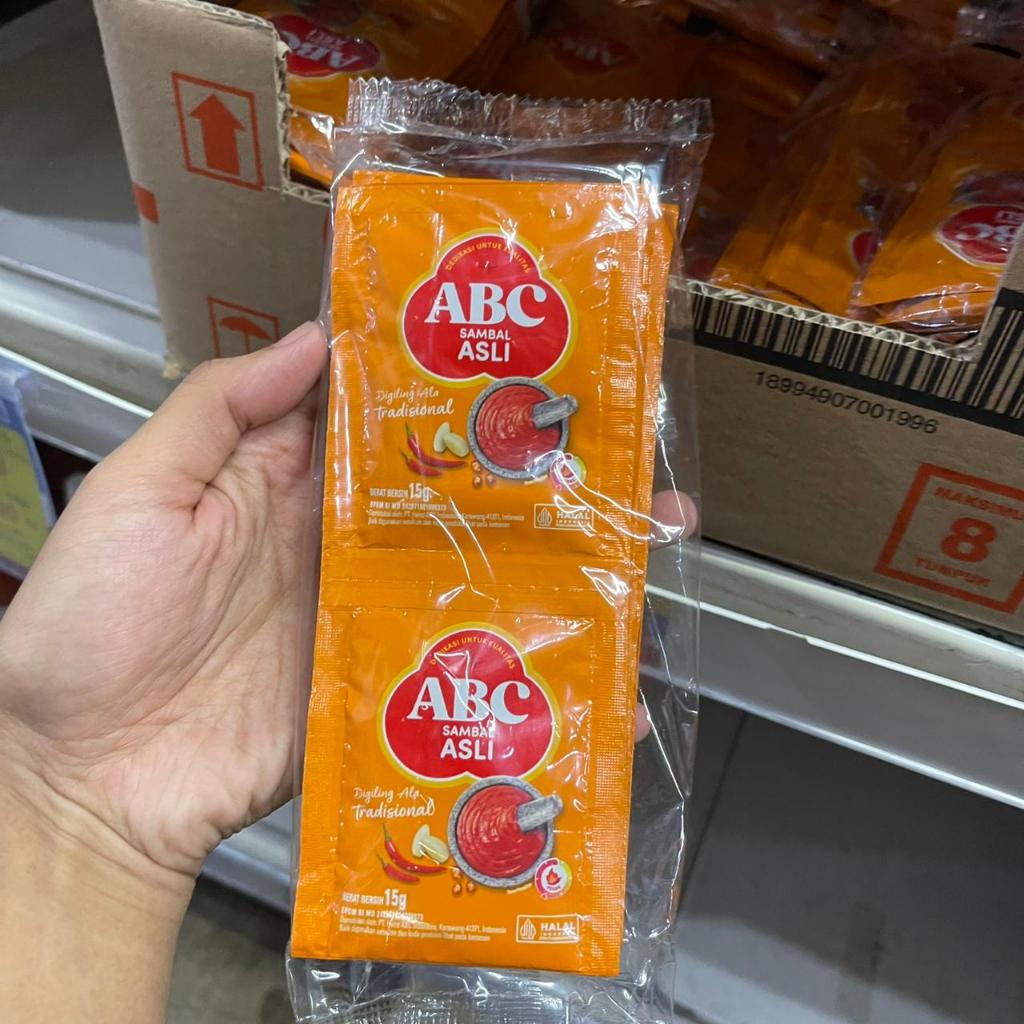 Saos ABC Sachet isi 10pcs / 1 Renceng / Saos ABC Sambal Asli Sachet Per Renceng