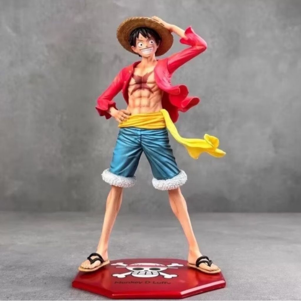 Action Figure One Piece Monkey D. Luffy POP base