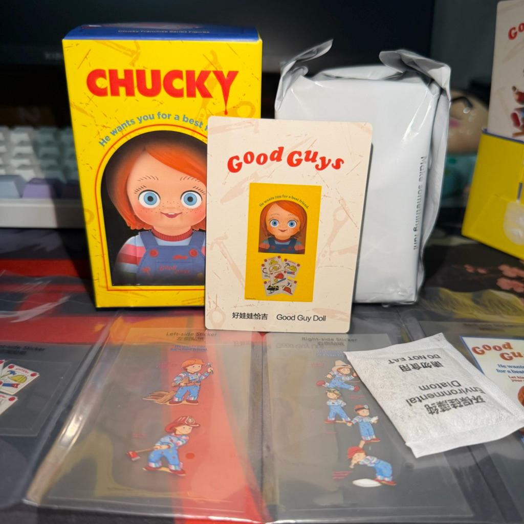 READY SELECTED - POP MART ORIGINAL 100% Chucky Franchise Series Action Figures - good guy doll chuck