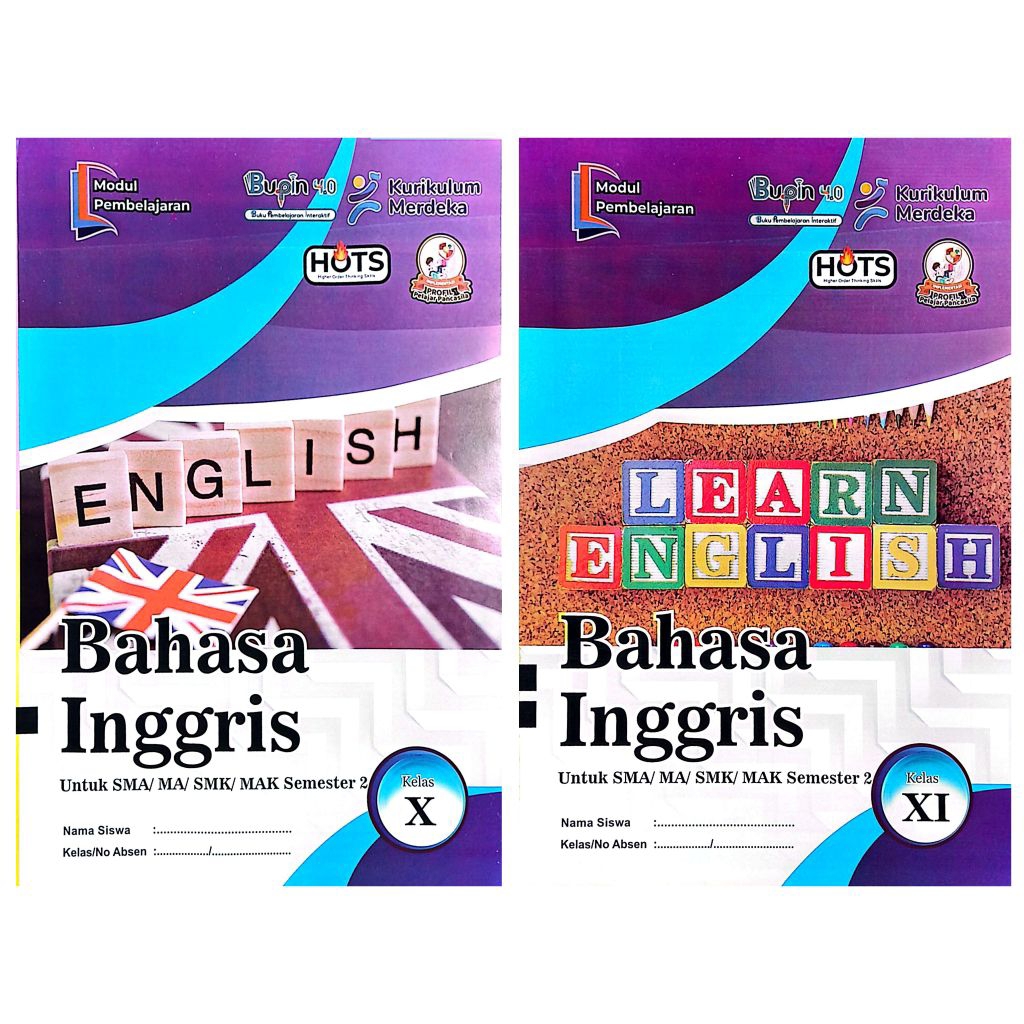 LKS SMA SMK BAHASA INGGRIS KELAS 10 11 SEMESTER 2  TA 2025-2026 KURIKULUM MERDEKA | ELKAES BALAP
