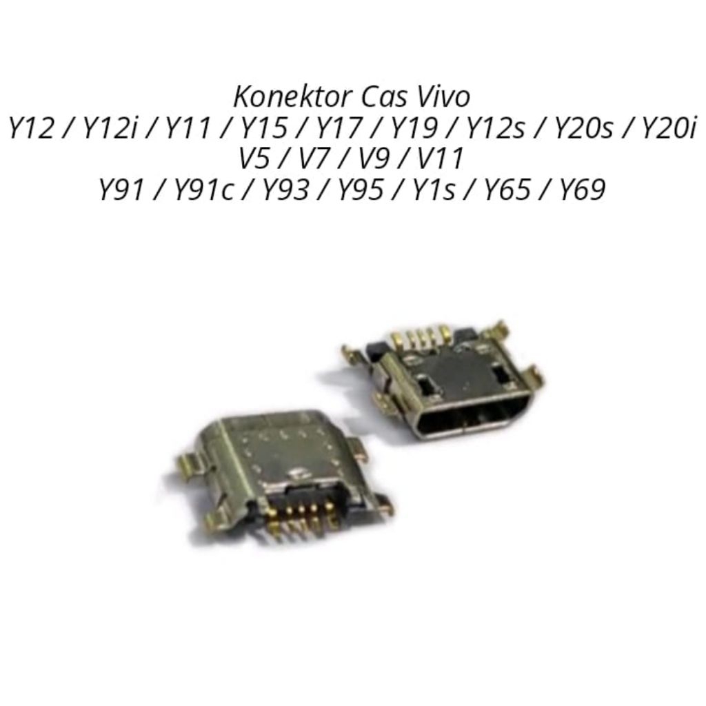 Konektor Cas Vivo Y12 / Y12i / Y12s / Y15 / Y17 - Min ord 100pcs