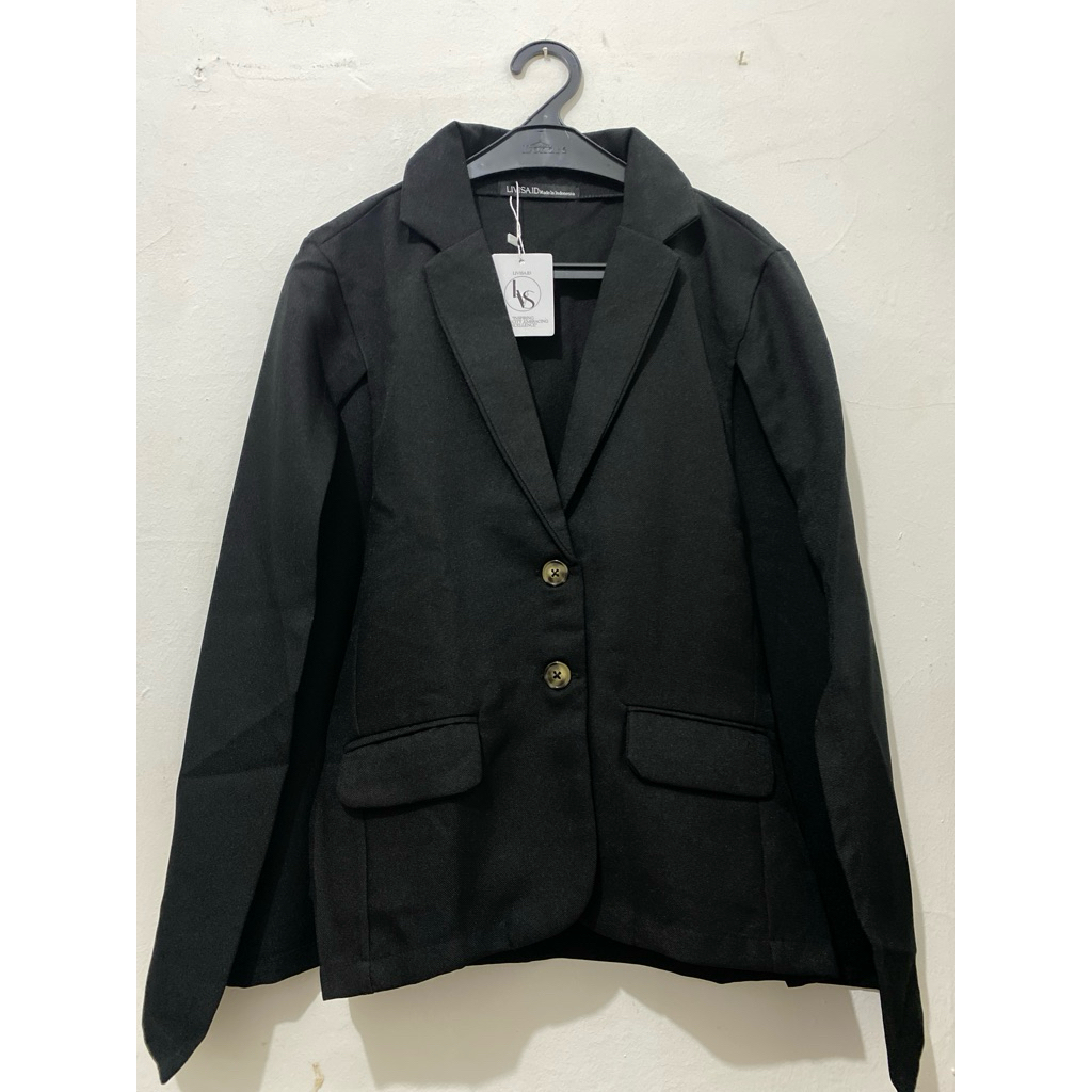 Cape Blazer Hitam Preloved