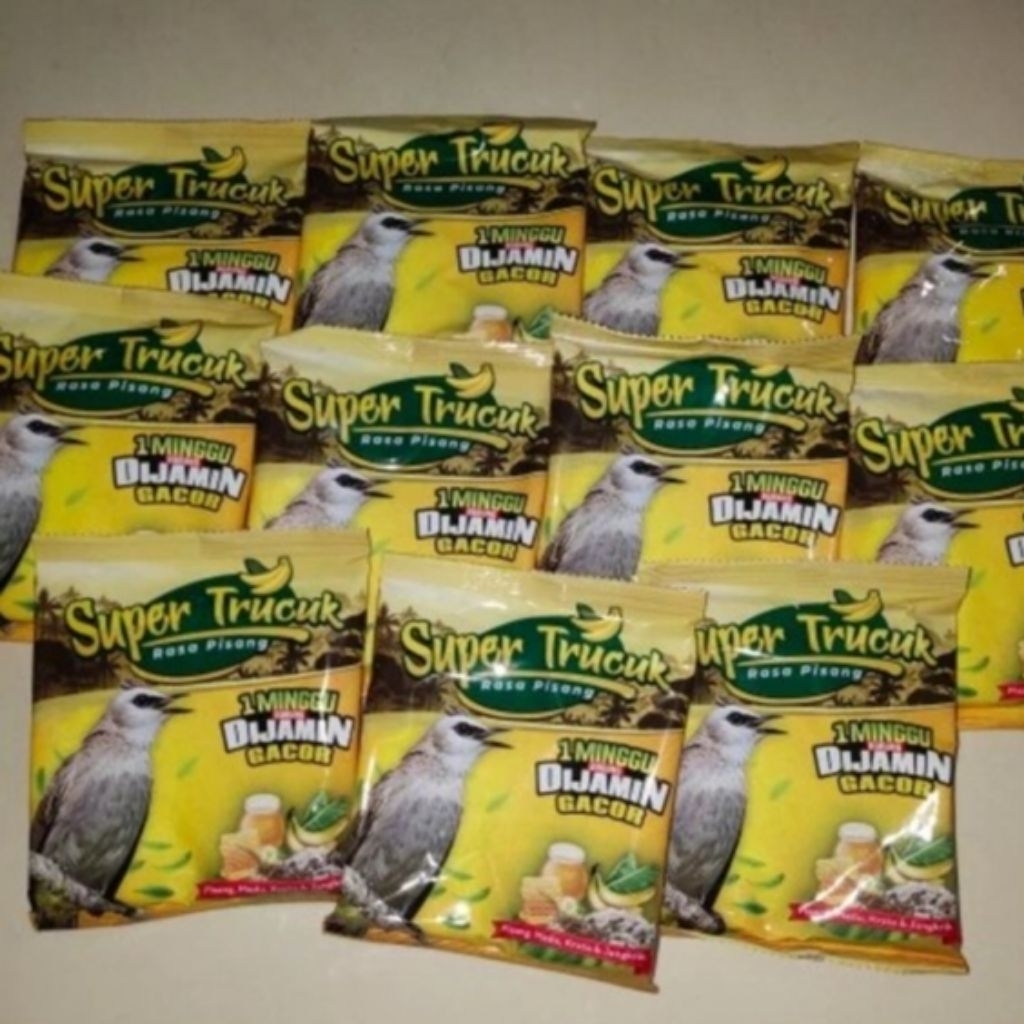 Voer Pur pakan gacor trucuk pisang madu pakan burung trucuk cucak jalak Anis dll