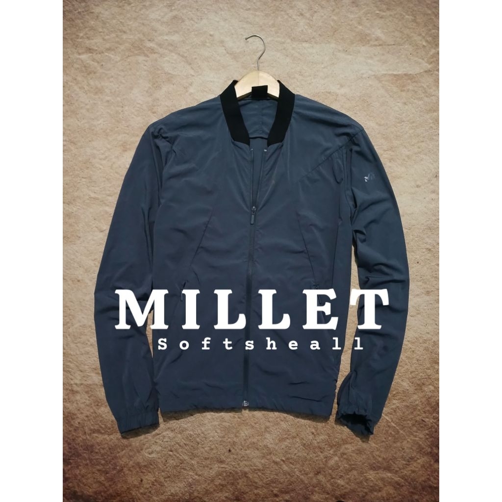 Jaket casual bomber MILLET softsheal bekas pakai